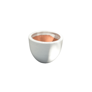 Maceta Asia Bloom 24x20cms Nieve