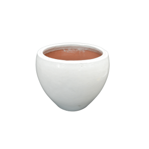 Maceta Asia Bloom 35x32cms Nieve