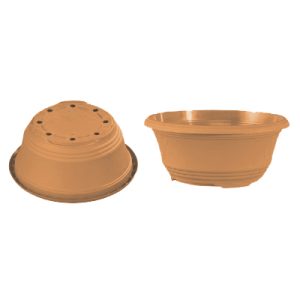 MACETA Teku T27 Naranja  27x12 HCA