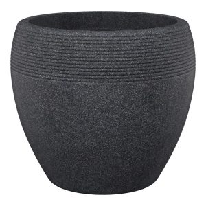 MACETA MACETERO Jardinera 282 Schwarz Granit 48x40 JTP Scheurich