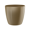 Macetero plástico Elho Brus round intense gold  14 cm HCA