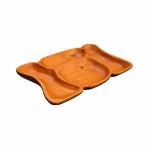 BATEA Artesanal Amarillo Madera 30x40 AZT