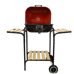 Parrilla portátil roja